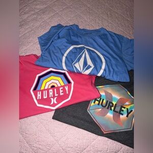 Hurley & Volcom Tee Bundle